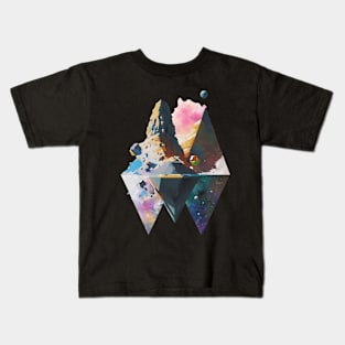 Abstract mountain Kids T-Shirt